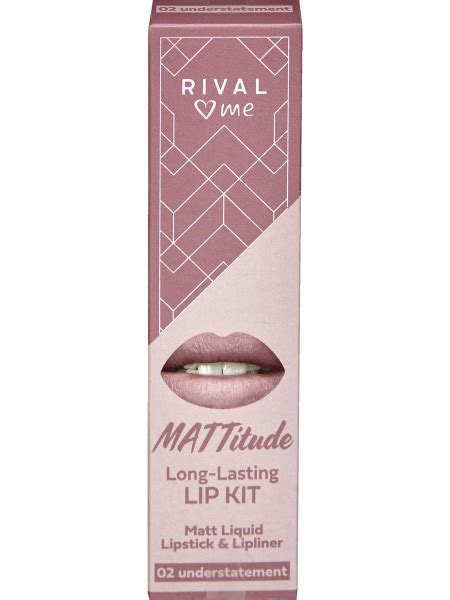 rival me mattitude lip kit|RIVAL loves me Mattitude Lip Kit 01 Simplicity